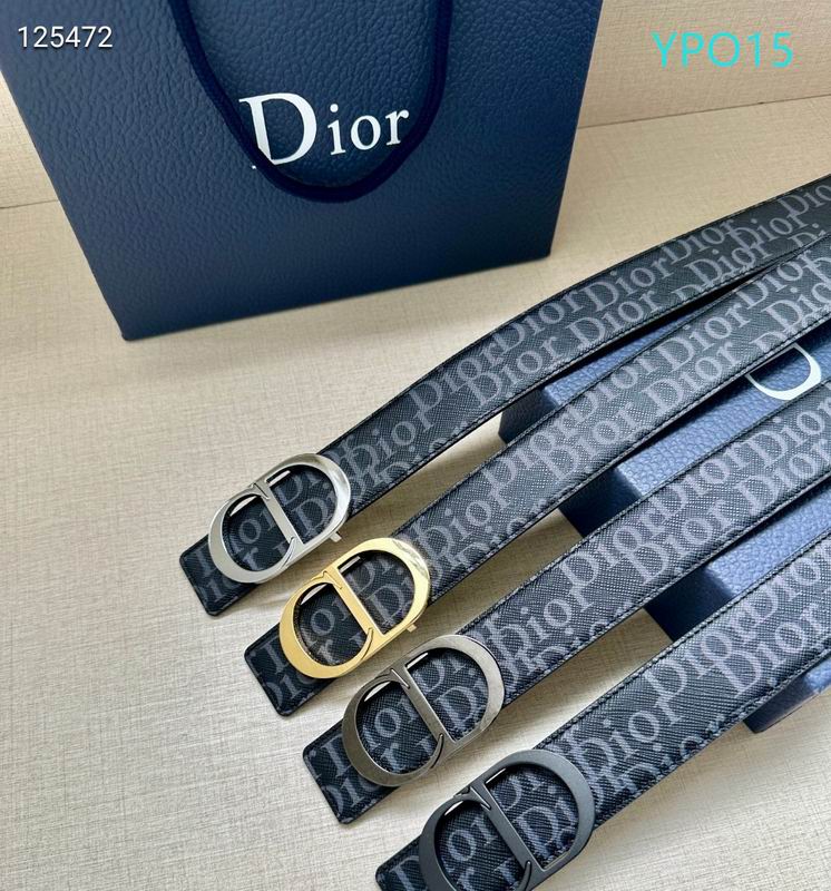 Dior belt 35mmX95-125cm XH06